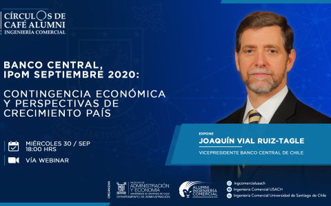 IPOM Septiembre 2020: Contingencia Económica y Perspectivas de crecimiento país